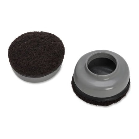 Lorell Lorell Slip Over Floor Savers - Gray - 8/Pack 49317